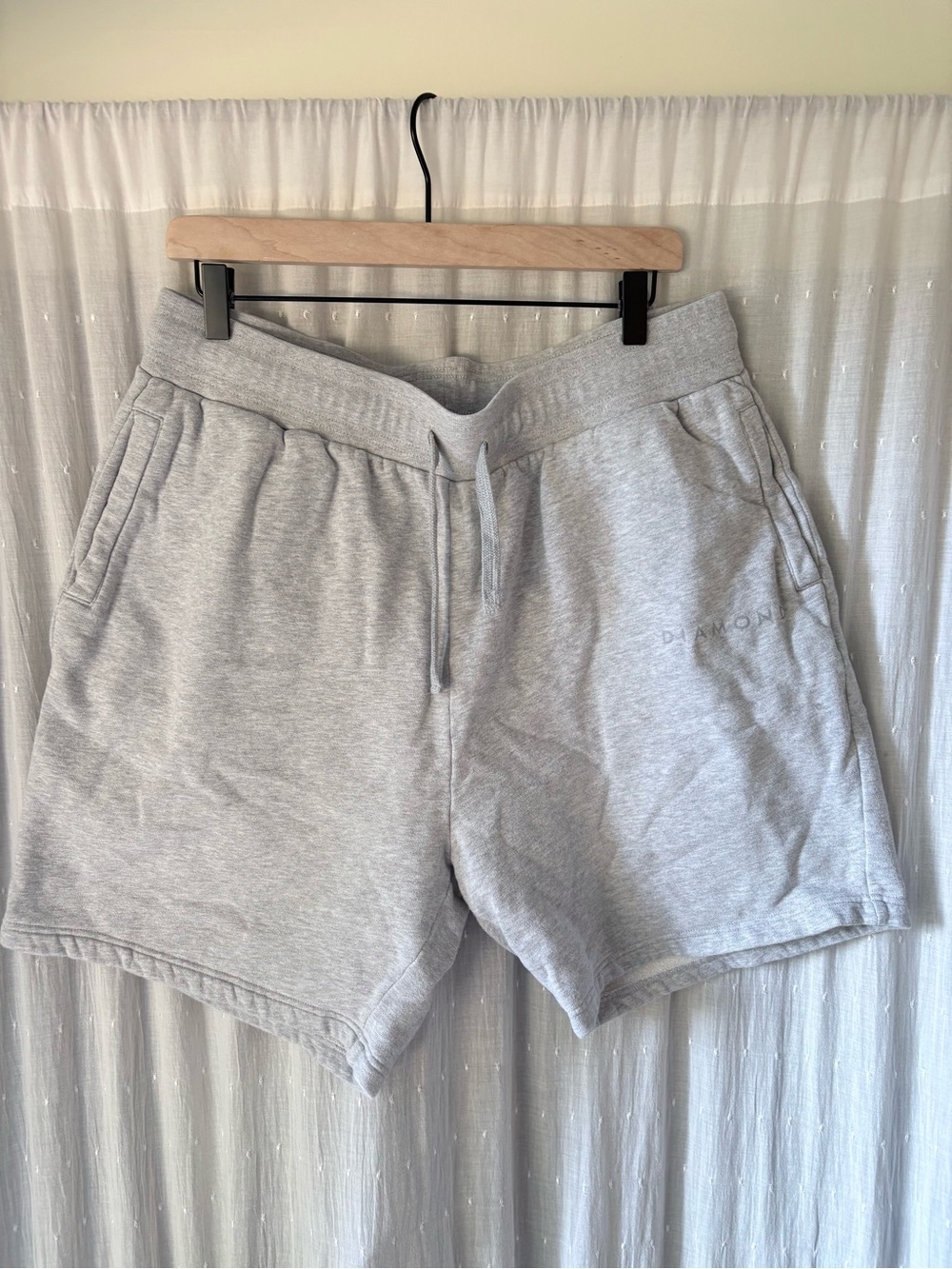 Diamond Supply Co. Light Gray Athletic Sweatshorts